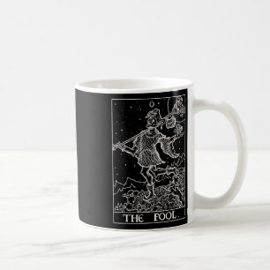 The Fool Tarot Card Court Jester Halloween Gothic Coffee Mug
