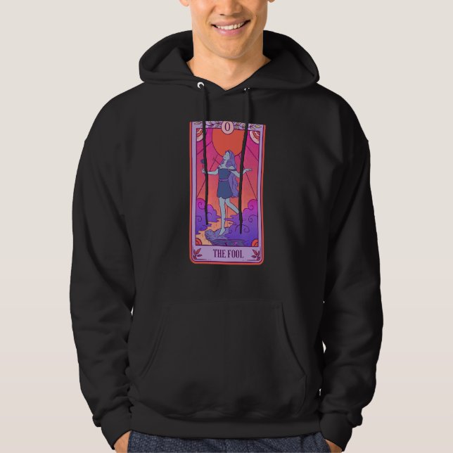 The Fool Tarot Card Halloween Costume Hoodie (Front)