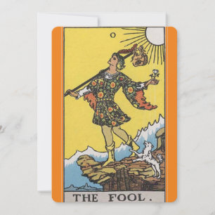 The Fool Tarot Card Invitation