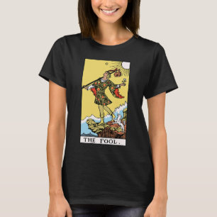 The Fool Tarot Card Rider Waite T-Shirt