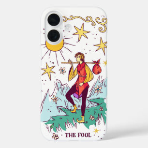 The Fool Tarot – Vintage Psychedelic iPhone 16 Case
