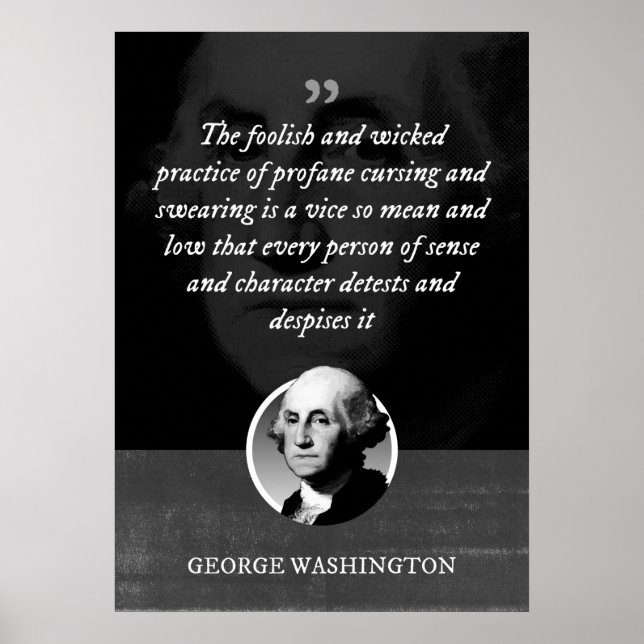 The foolish and wicked practice of profane cursing poster (Front)