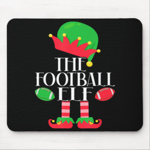 The Football Elf Christmas Party Pajama Costume Mouse Mat