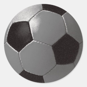 The football game classic round sticker