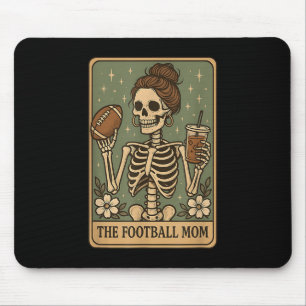The Football Mum Tarot Card Skeleton Game Day Prou Mouse Mat