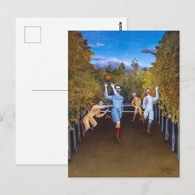 The Football Players | Henri Rousseau | Postcard (Front/Back)