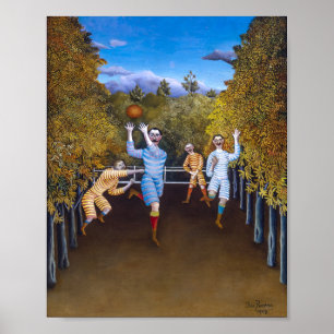 The Football Players Henri Rousseau Poster