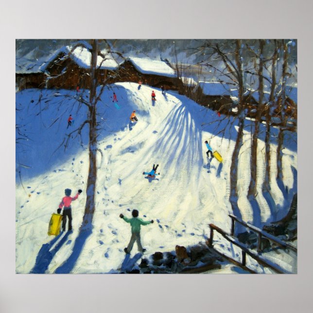 The footbridge Morzine Poster (Front)