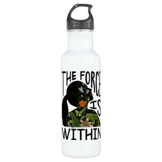 The Force Is Within Water Bottle