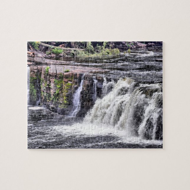 The Force of the Falls - 8x10 - 110 pcs Jigsaw Puzzle (Horizontal)