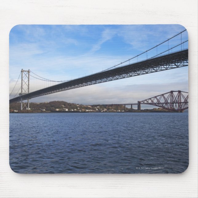 The foreground Forth Road Bridge is a suspension b Mouse Mat (Front)