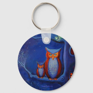 The forest at night - Keyring