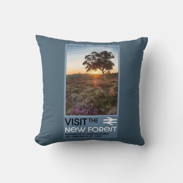 The Forest Hampshire England Cushion (Front)