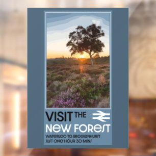 The Forest Hampshire England Window Cling