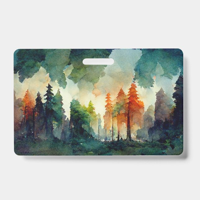 The Forest (nature) ID Badge (Front)
