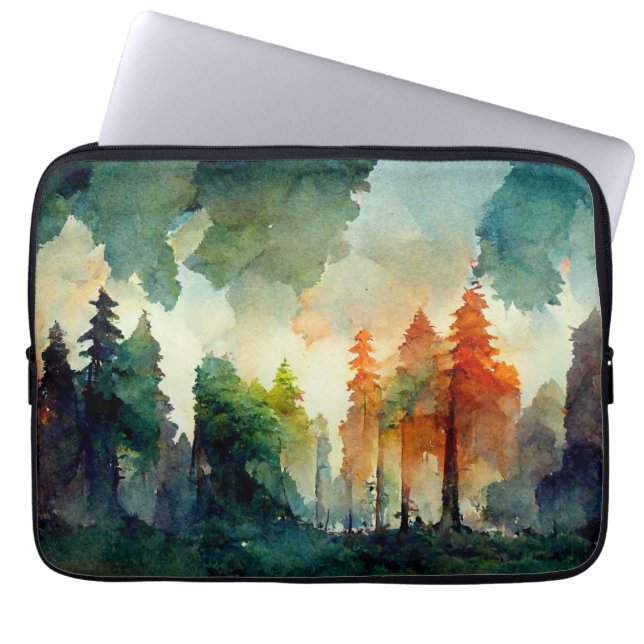 The Forest (nature) Laptop Sleeve (Front)