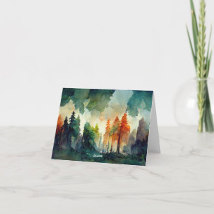 The Forest (nature) Note Card