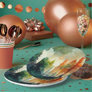 The Forest (nature) Paper Plate