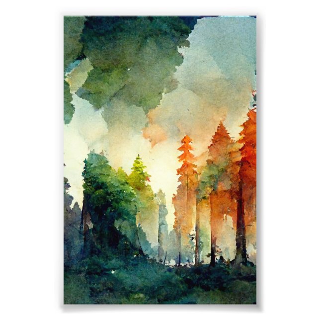 The Forest (nature) Photo Print (Front)