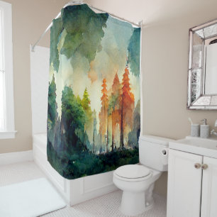 The Forest (nature) Shower Curtain