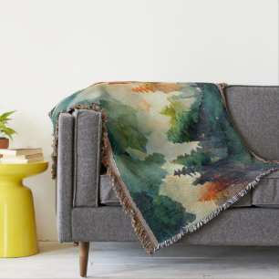The Forest (nature) Throw Blanket