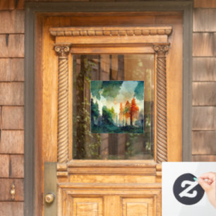 The Forest (nature) Window Cling