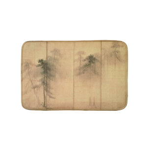 The forest of pines bath mat