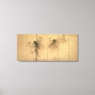 The forest of pines canvas print