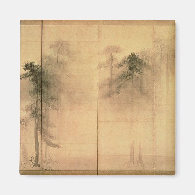 The forest of pines magnet (Front)