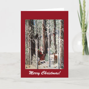 The Forest Visitor Greeting Card