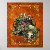 The Forest Witch's Cauldron | Digital Art