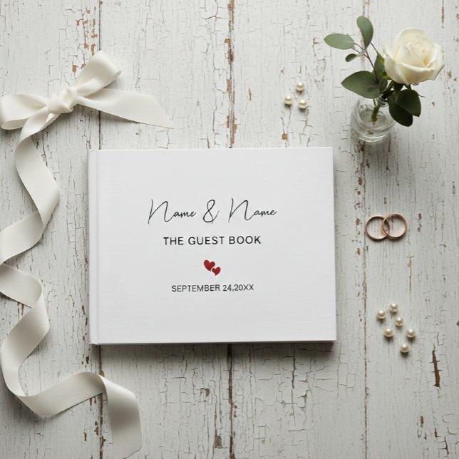 The Forever Chapter – Elegant Personalized  Guest Book (Creator Uploaded)