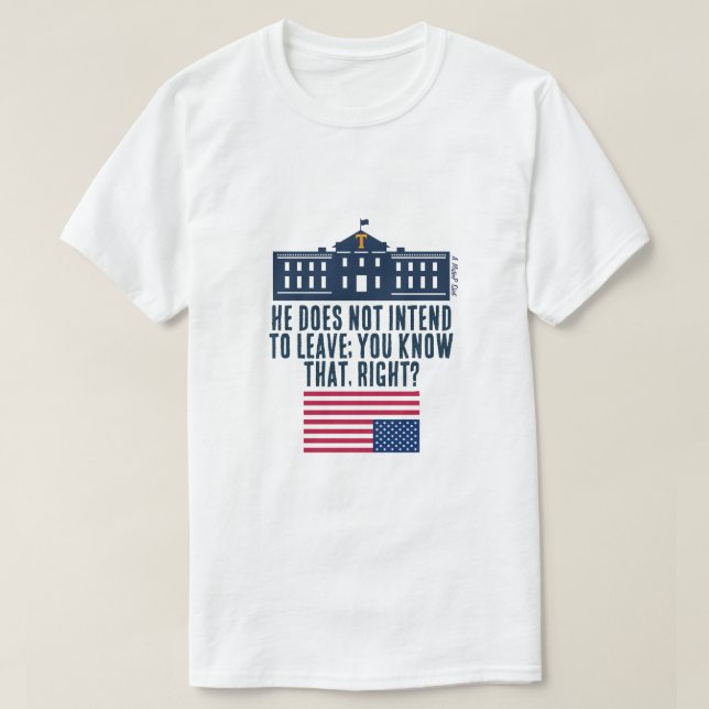The Forever President? - A MisterP Shirt (Design Front)