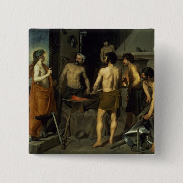 The Forge of Vulcan, 1630 15 Cm Square Badge (Front)