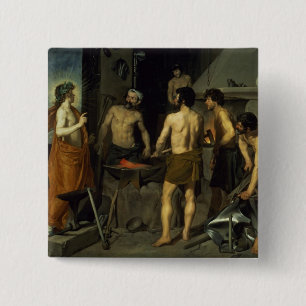 The Forge of Vulcan, 1630 15 Cm Square Badge