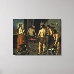 The Forge of Vulcan, 1630 Canvas Print