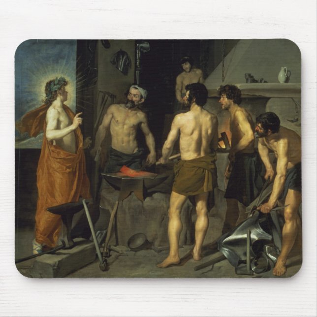 The Forge of Vulcan, 1630 Mouse Mat (Front)