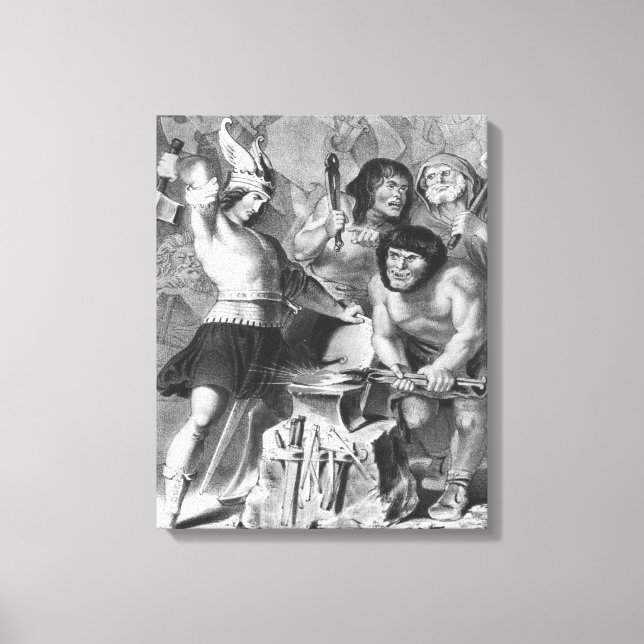 The Forge of Vulcan Canvas Print (Front)