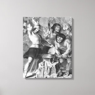 The Forge of Vulcan Canvas Print