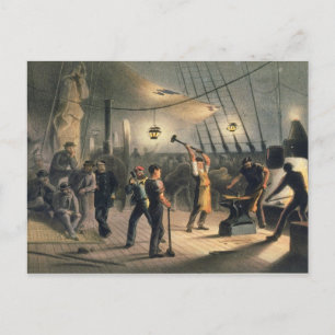 The Forge on Deck of the Great Eastern, night of A Postcard