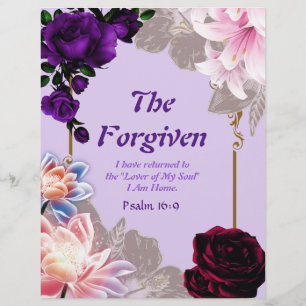 The Forgiven Part 1 Personalised Paper