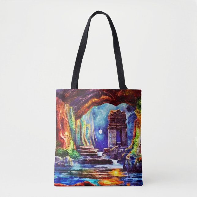 The Forgotten Temple Tote Bag (Front)