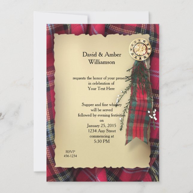 The "Formal" generic Invitation (Front)