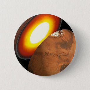 The Formation Of Rocky Bodies In The Solar System. 6 Cm Round Badge