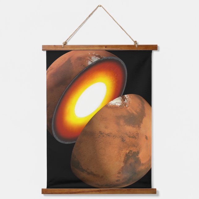 The Formation Of Rocky Bodies In The Solar System. Hanging Tapestry (Front)