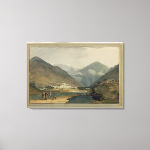The Former Winter Capital of Bhutan at Punakha Dzo Canvas Print