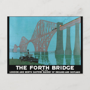 The Forth Bridge - North Eastern Railway Postcard
