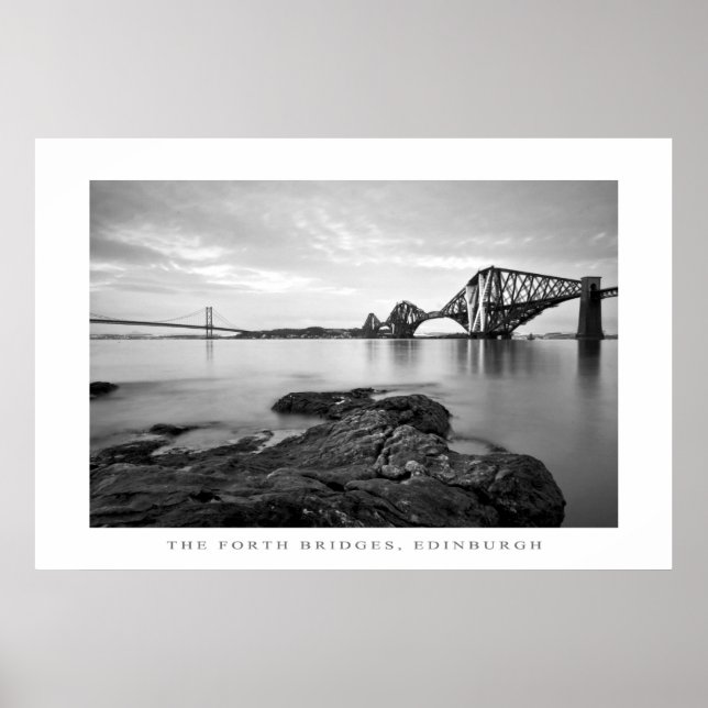 The Forth Bridges, Edinburgh - Print (Front)