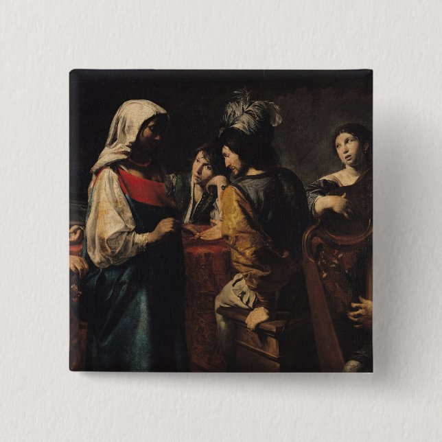 The Fortune Teller 15 Cm Square Badge (Front)