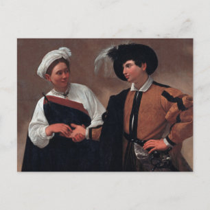 The Fortune Teller by Caravaggio Postcard
